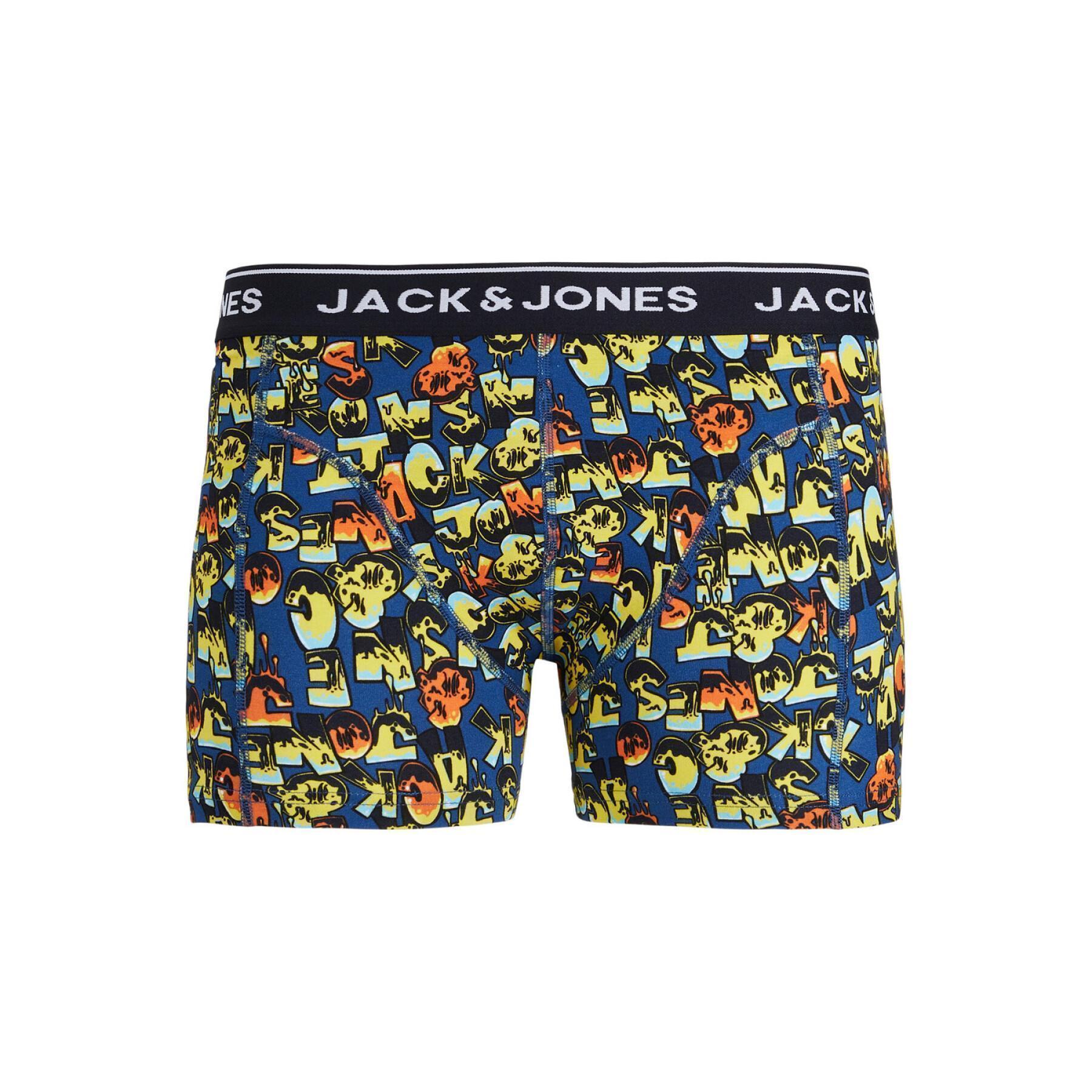 Boxershorts Jack & Jones Jacgraffiti Logo Trunk