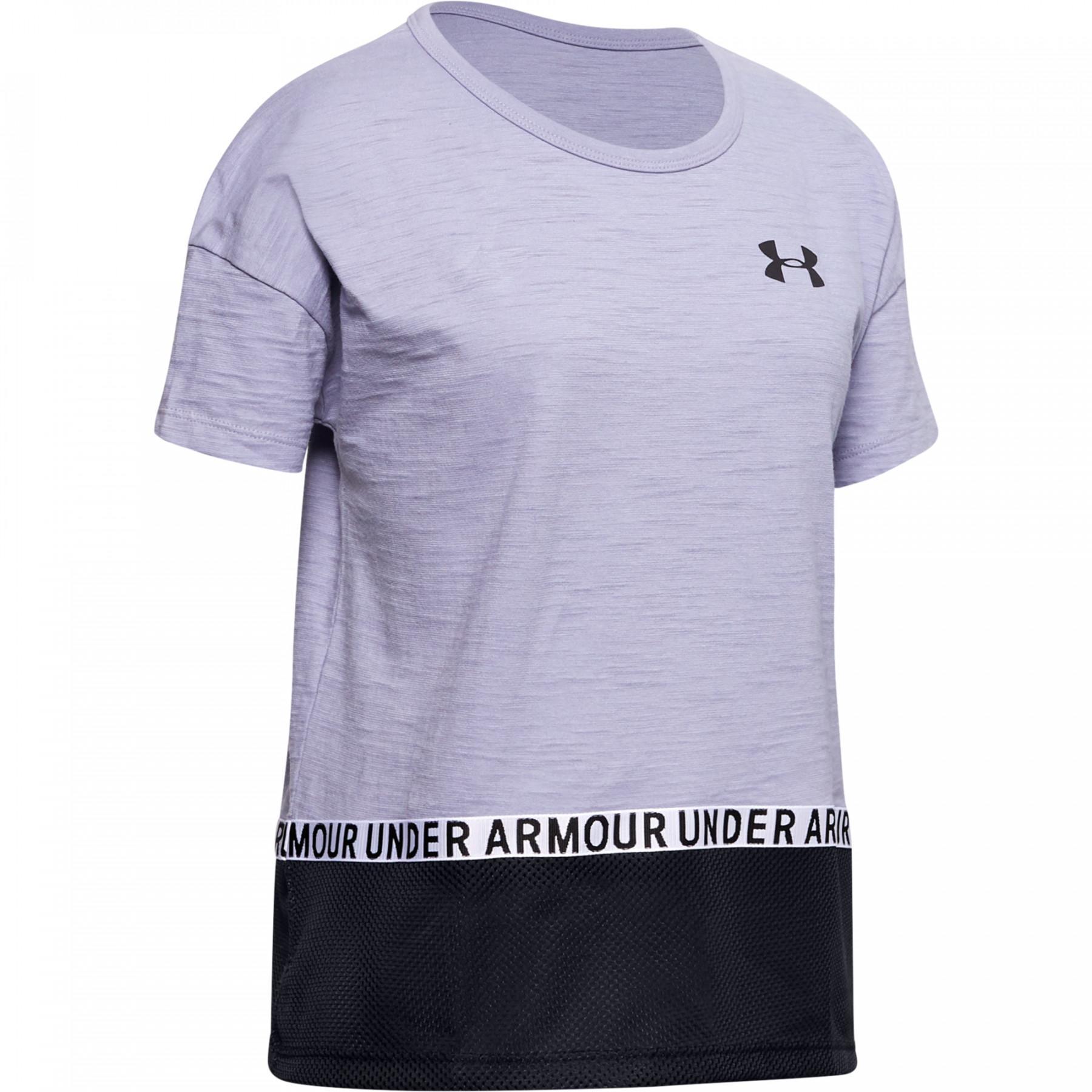 T-shirt för flickor i designad bomull Under Armour Charged