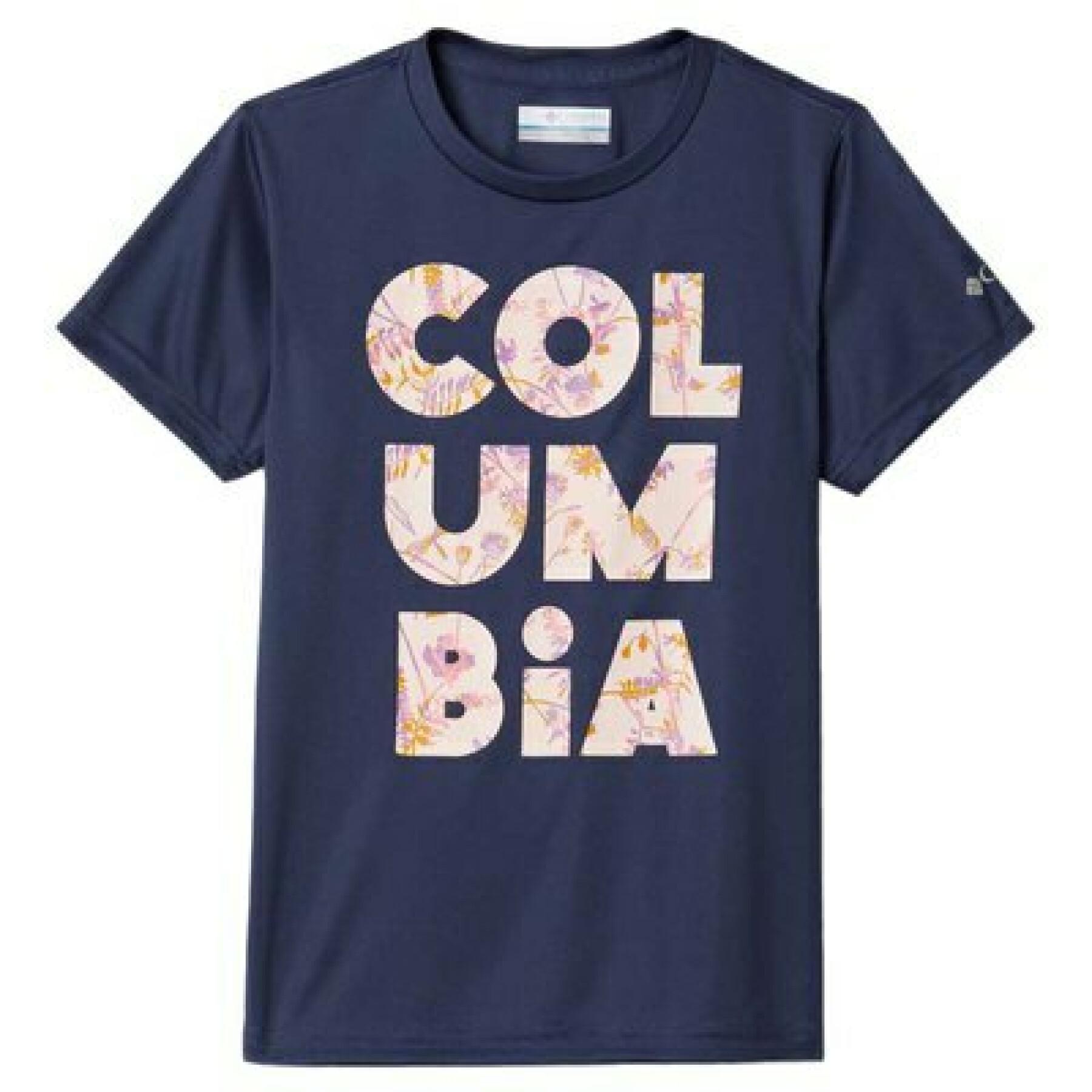 T-shirt för flickor Columbia Petit Pond Graphic