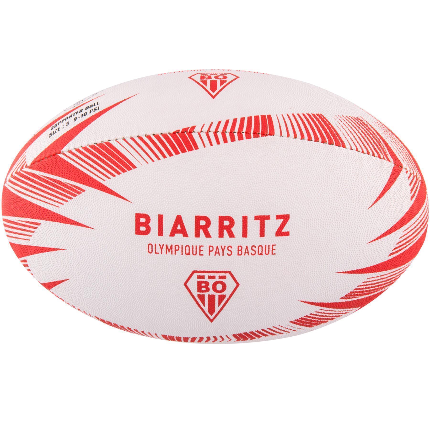 Stöd för rugbyboll Gilbert Biarritz (taille 5)
