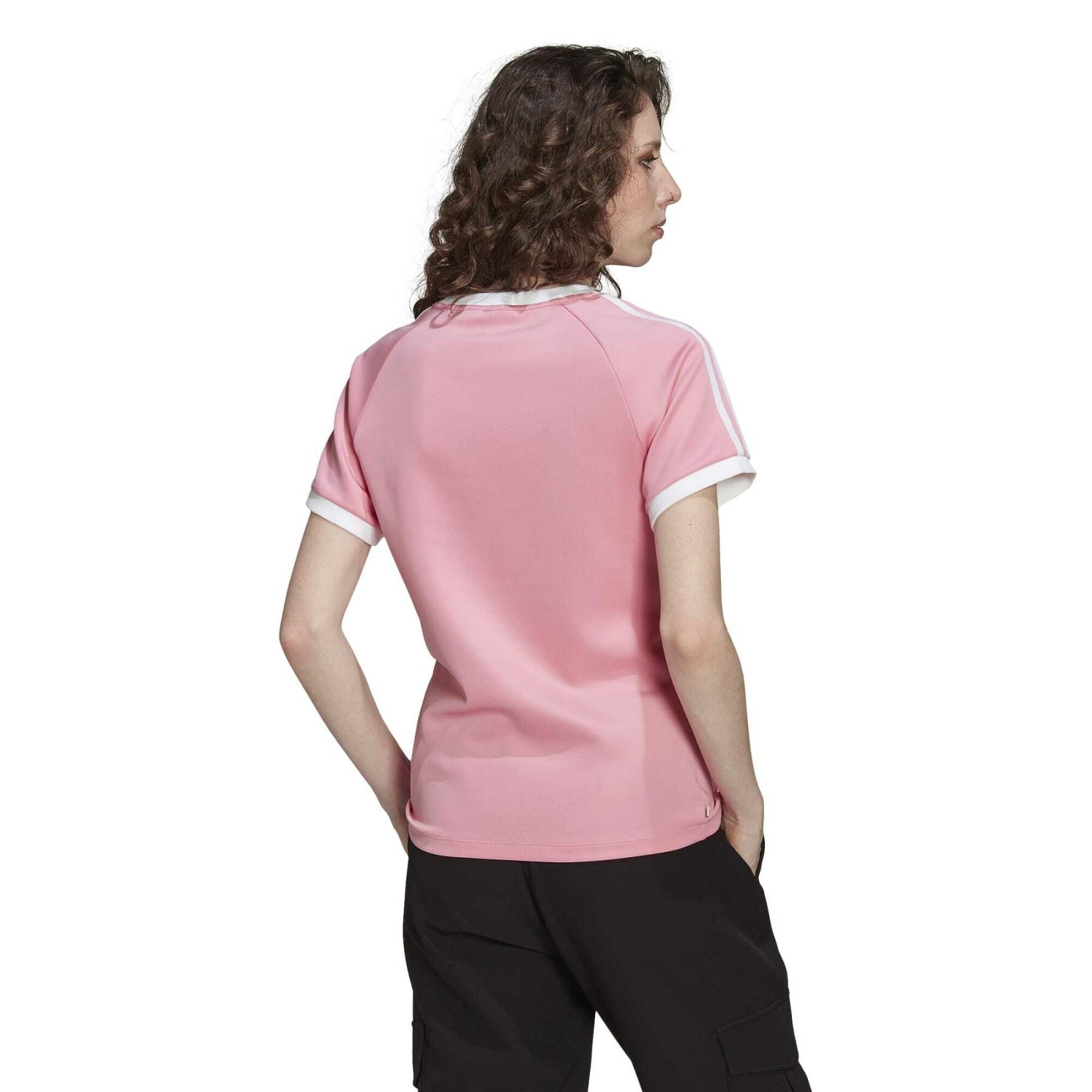 T-shirt med 3 ränder och passform för kvinnor adidas Originals Adicolor Classics