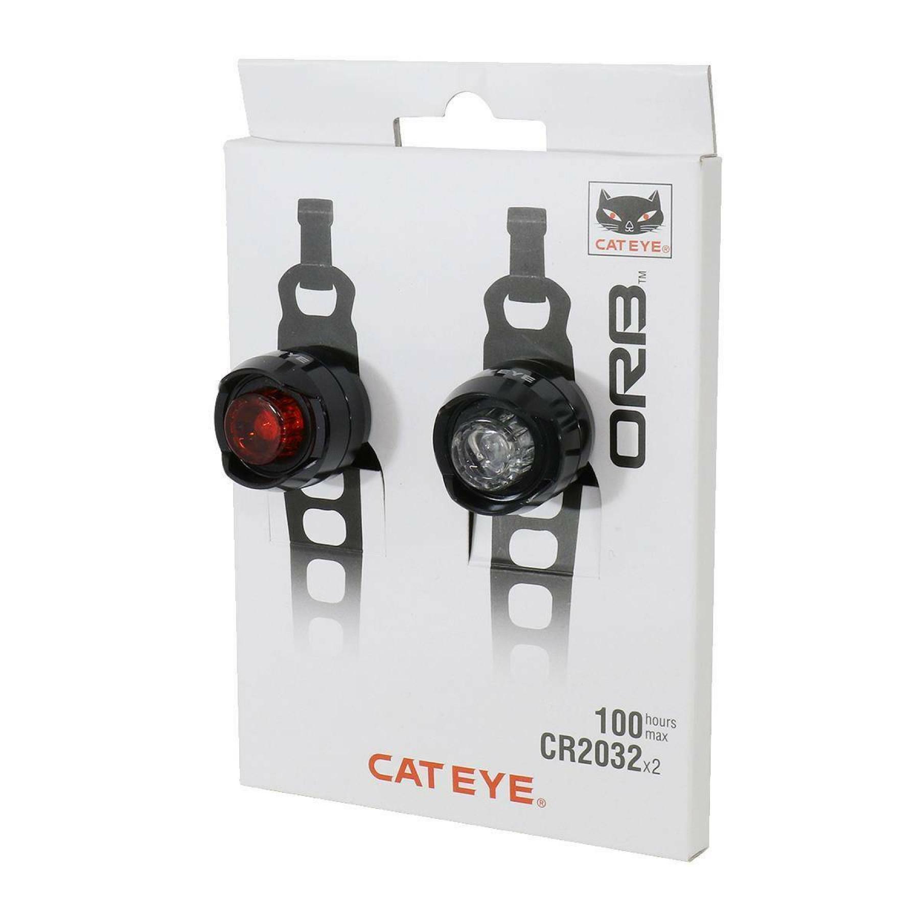 belysning Cateye Orb rechargeable avant/arrière