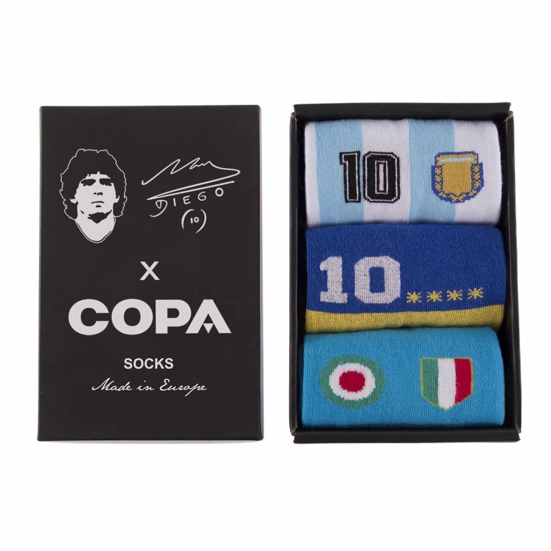 Box med strumpor Copa Football Maradona Number 10