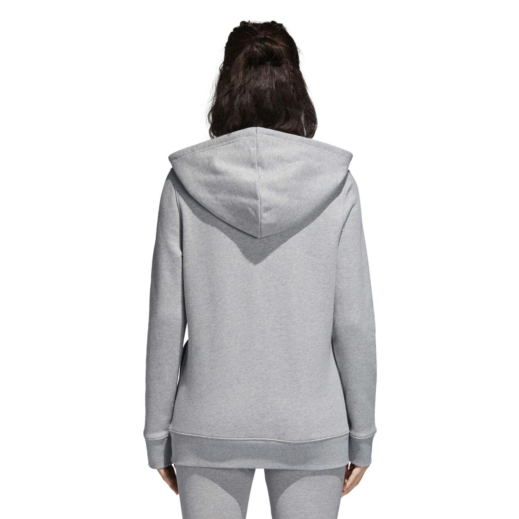 Oversize-hoodie för kvinnor adidas Trefoil