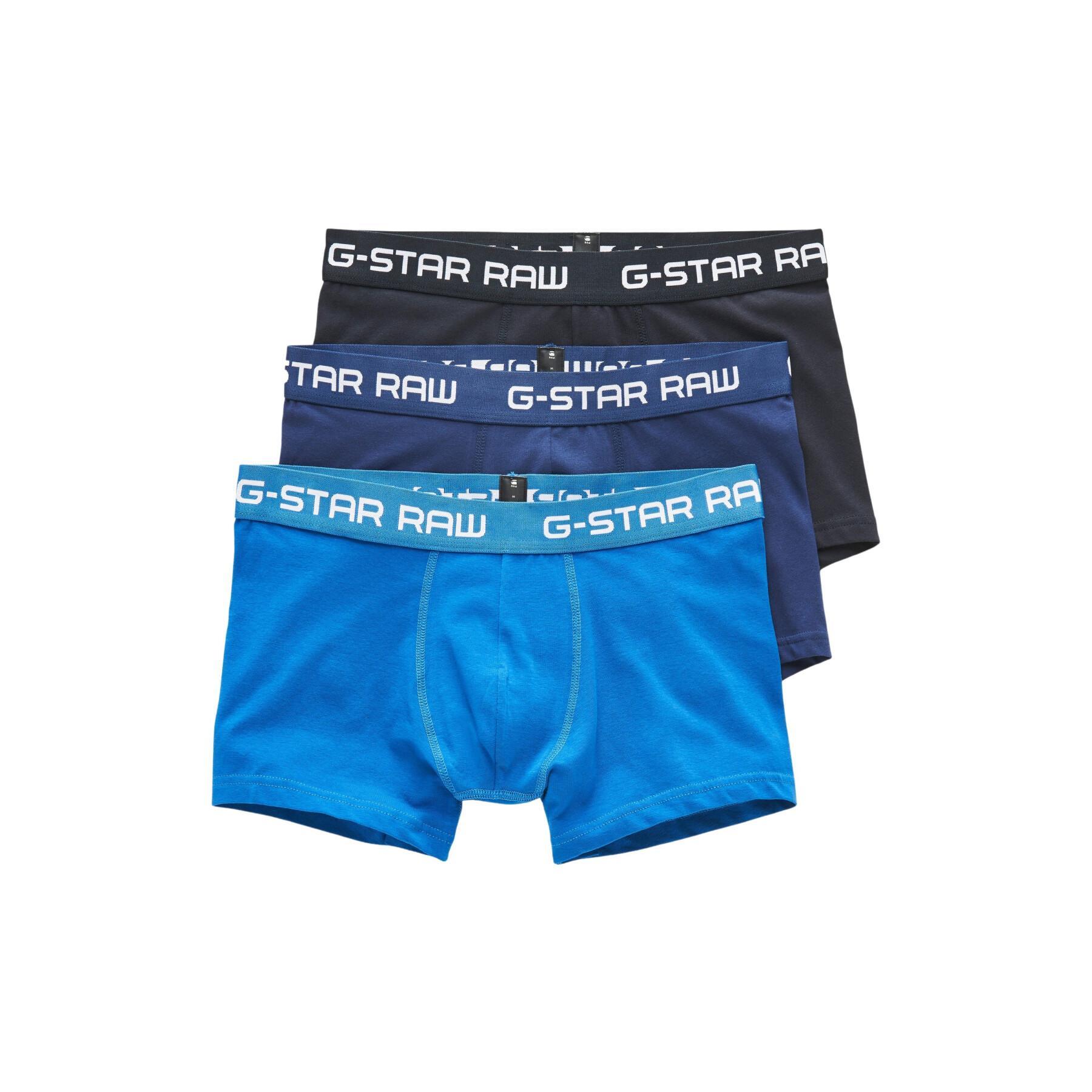 Förpackning med 3 boxershorts G-Star Classic trunk clr