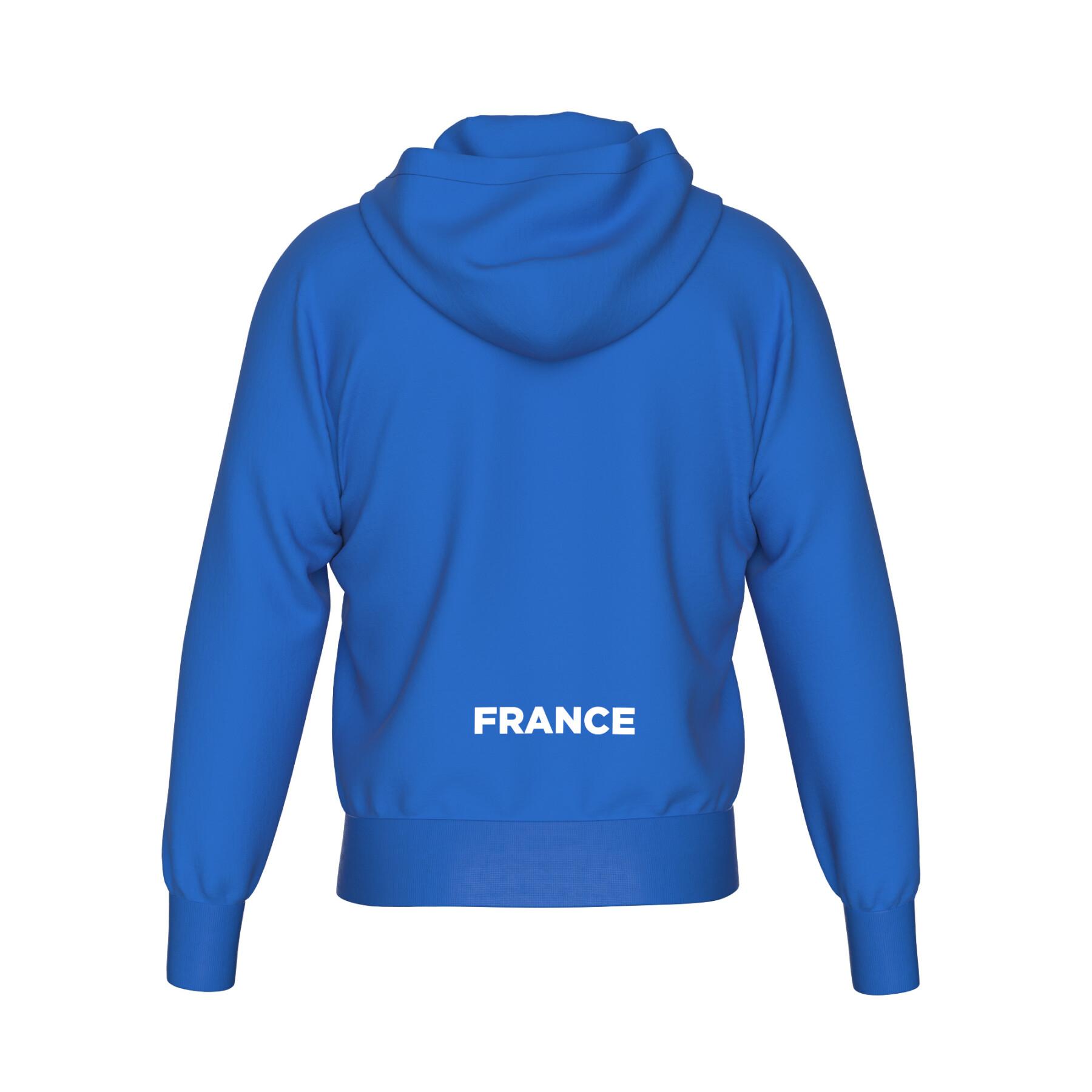 Sweatshirt med huva och dragkedja Errea France