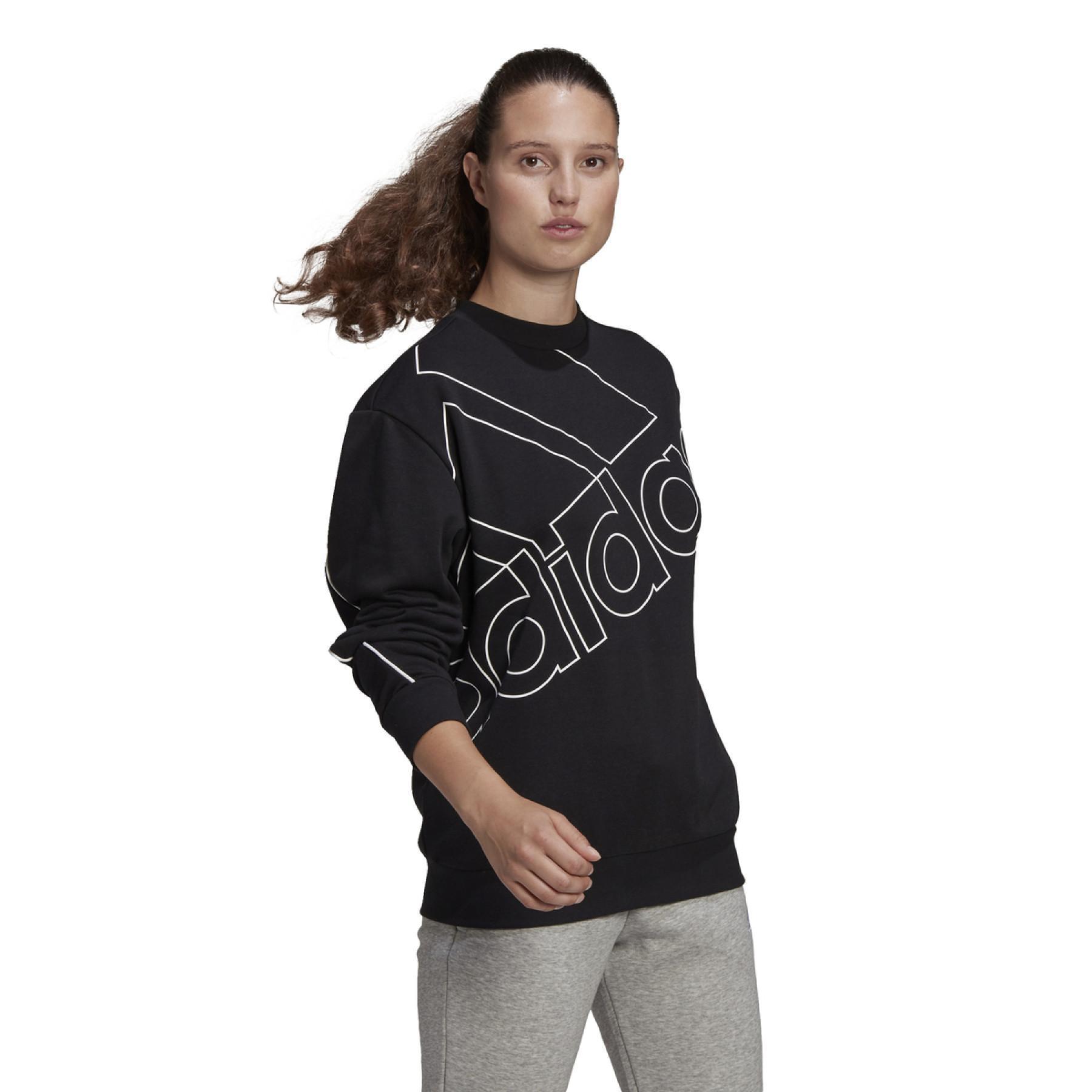 Sweatshirt för kvinnor adidas Giant Logo