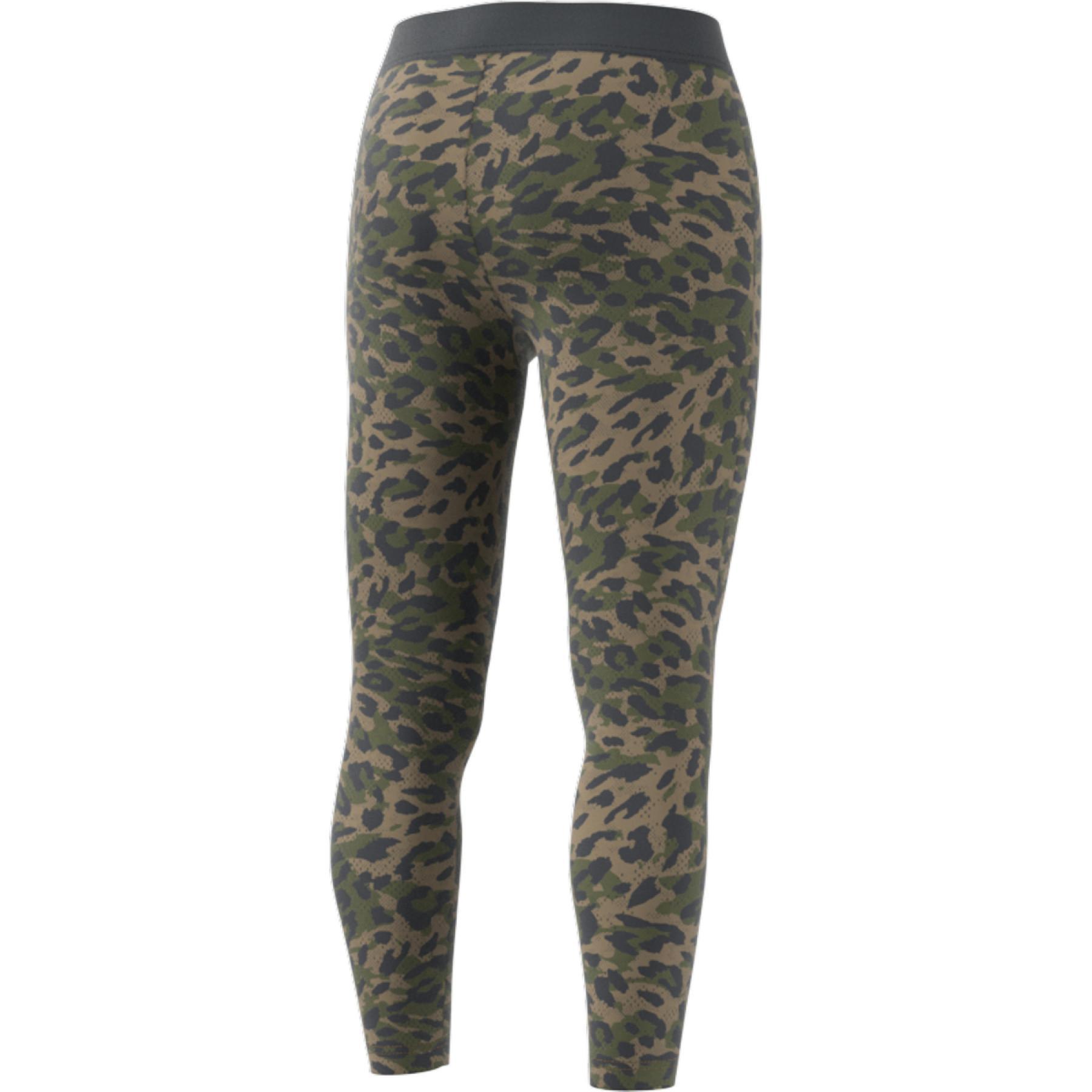 Leggings för kvinnor adidas Sportswear Leopard-Imprimé Cotton