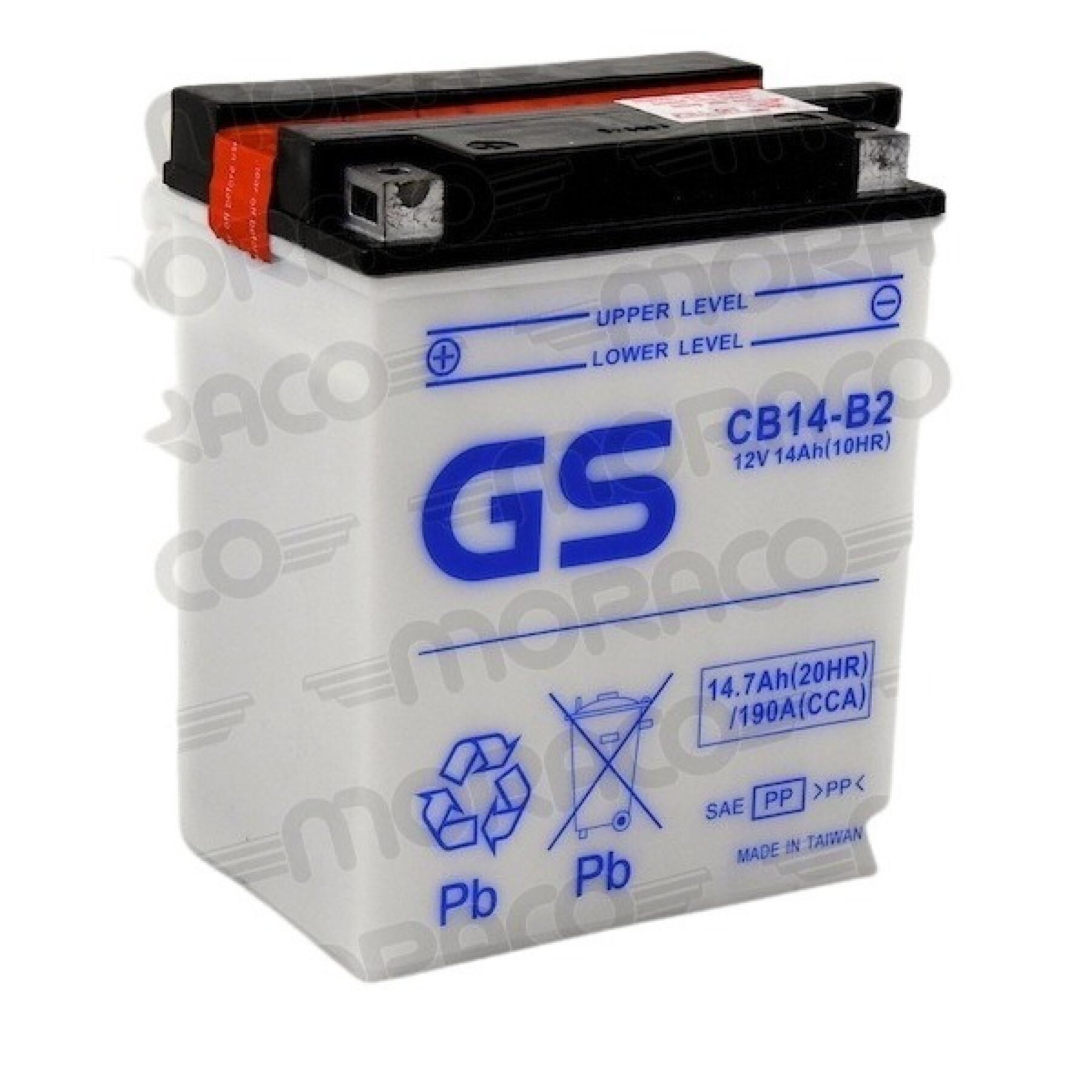 Batteri för motorcykel GS Yuasa CB14-B2