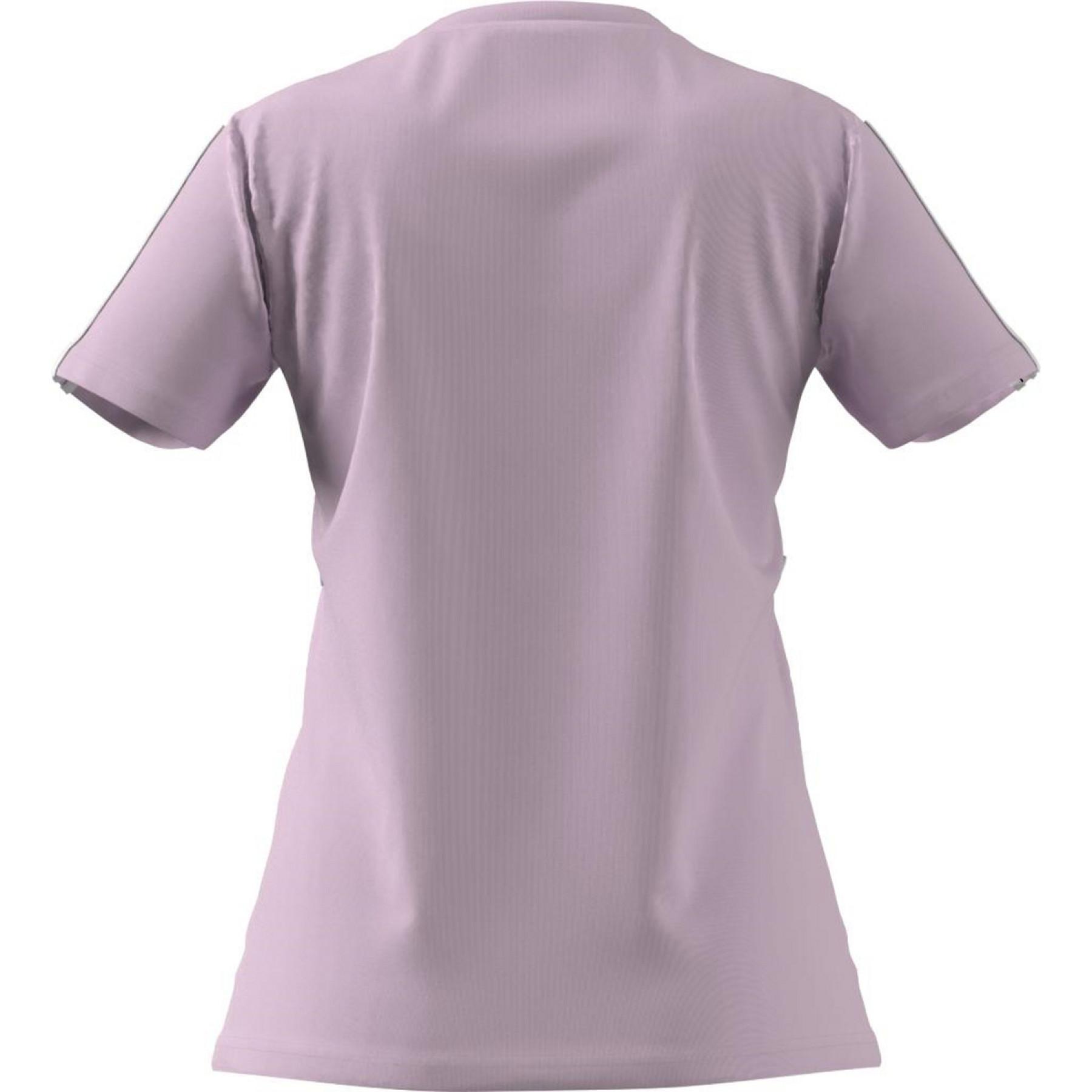 T-shirt för kvinnor adidas Essentials Logo Colorblock Cotton