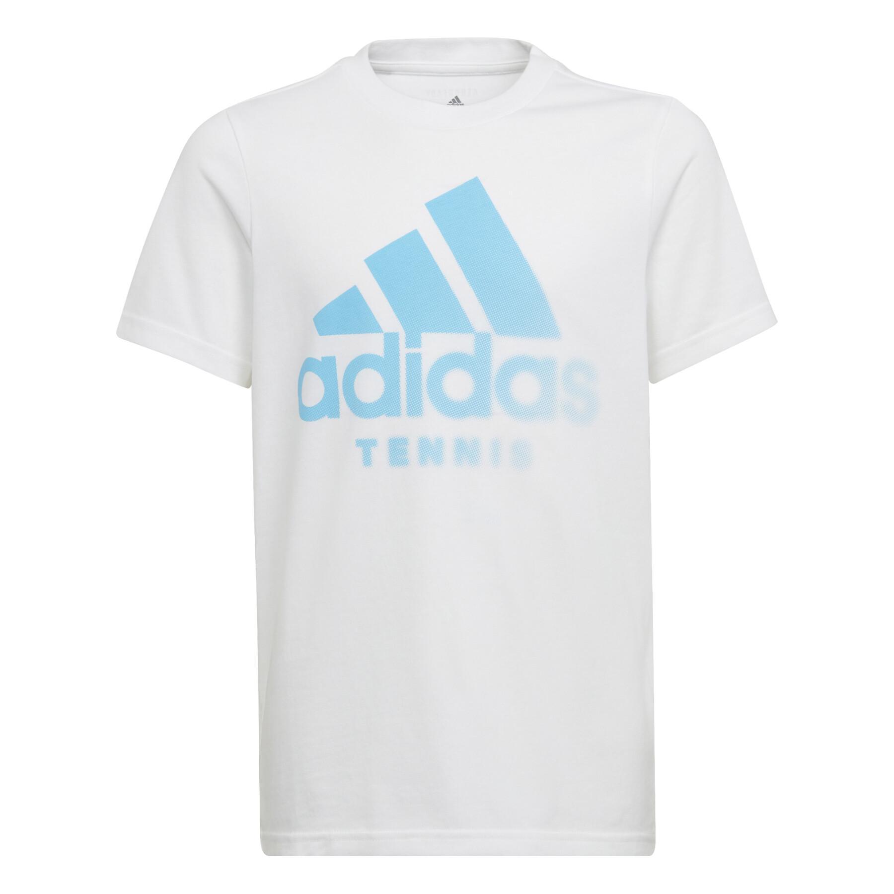 T-shirt för barn adidas Tennis Aeroready Graphic