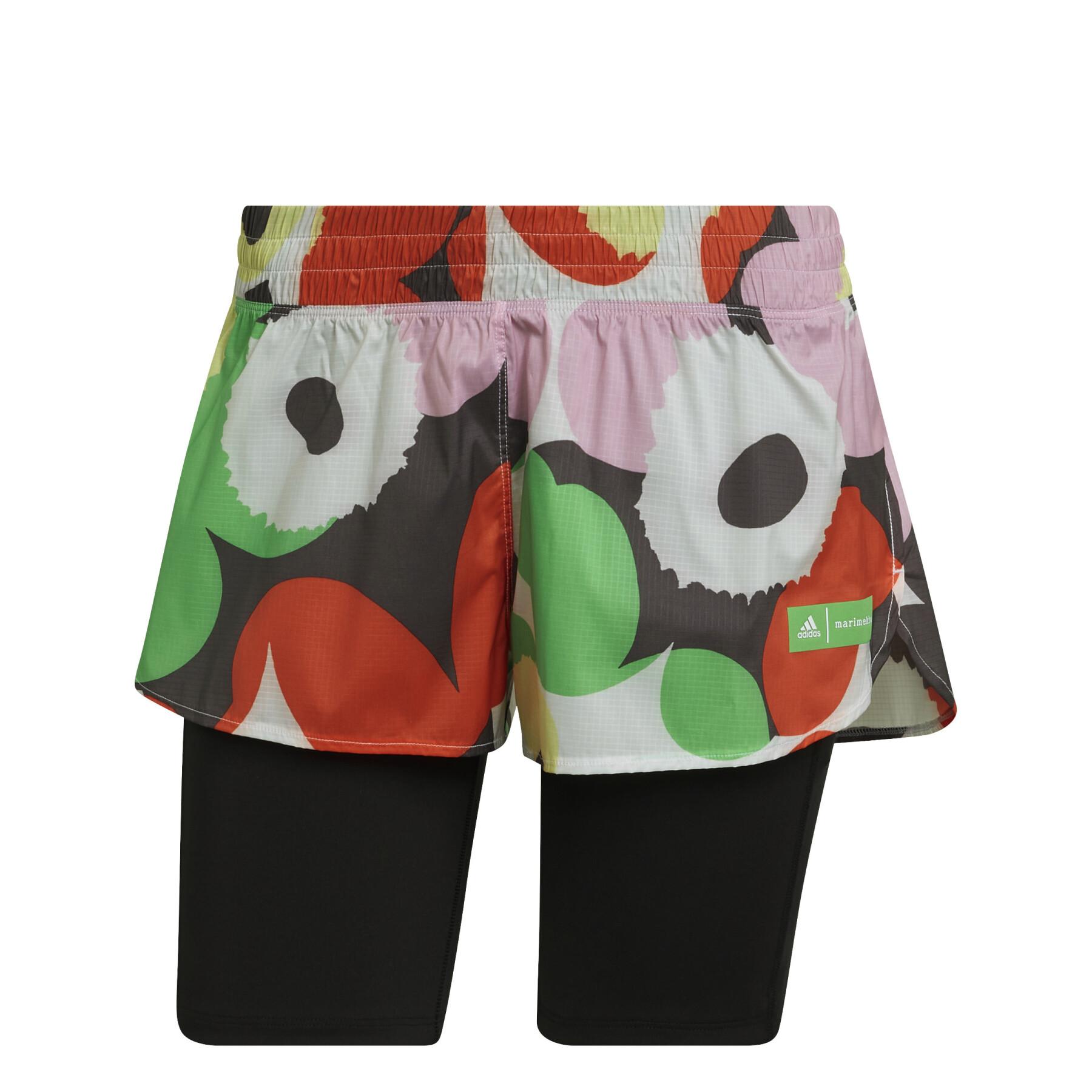 Shorts för kvinnor adidas Marimekko x