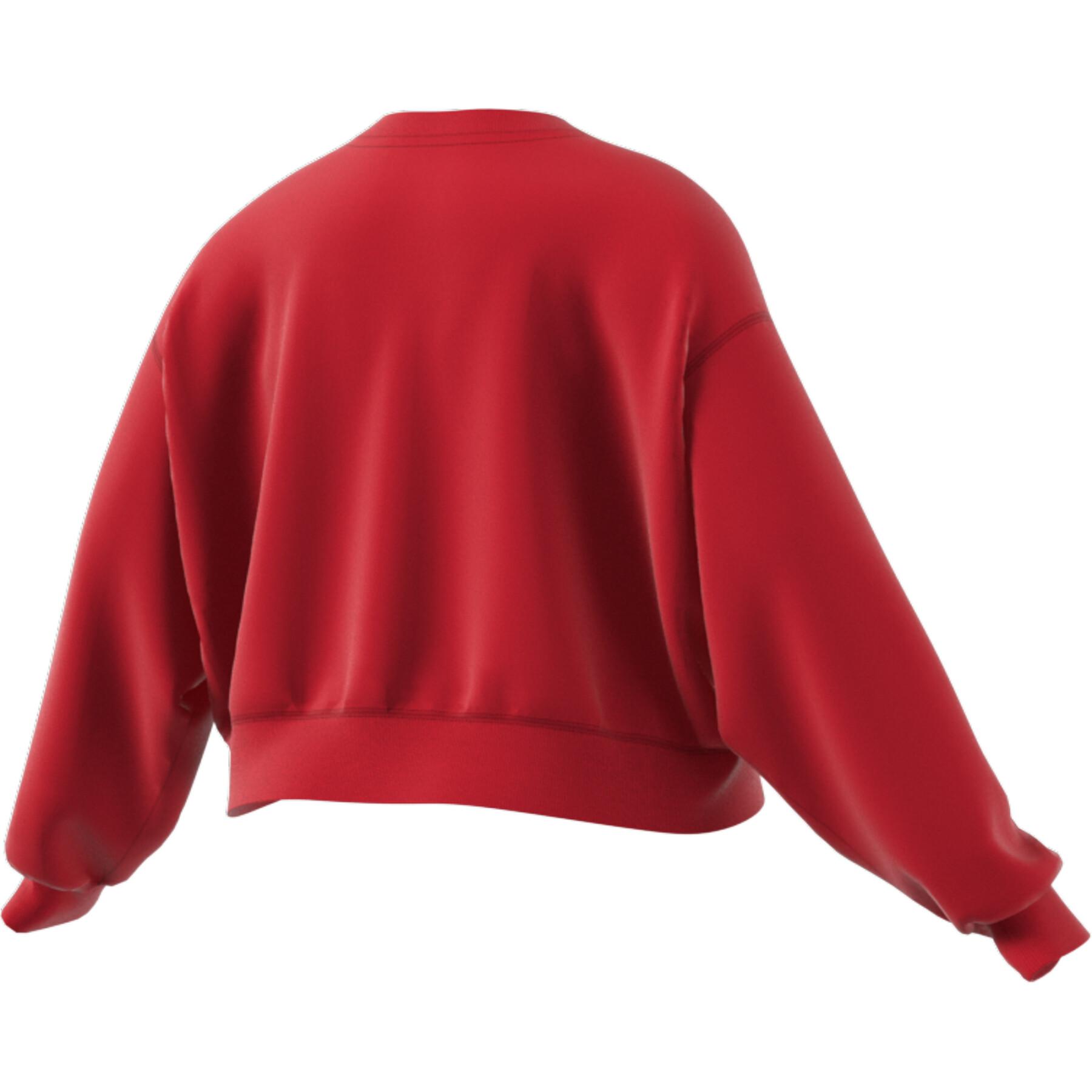 Sweatshirt för kvinnor adidas Originals Adicolor Essentials Crew (Grandes Tailles)