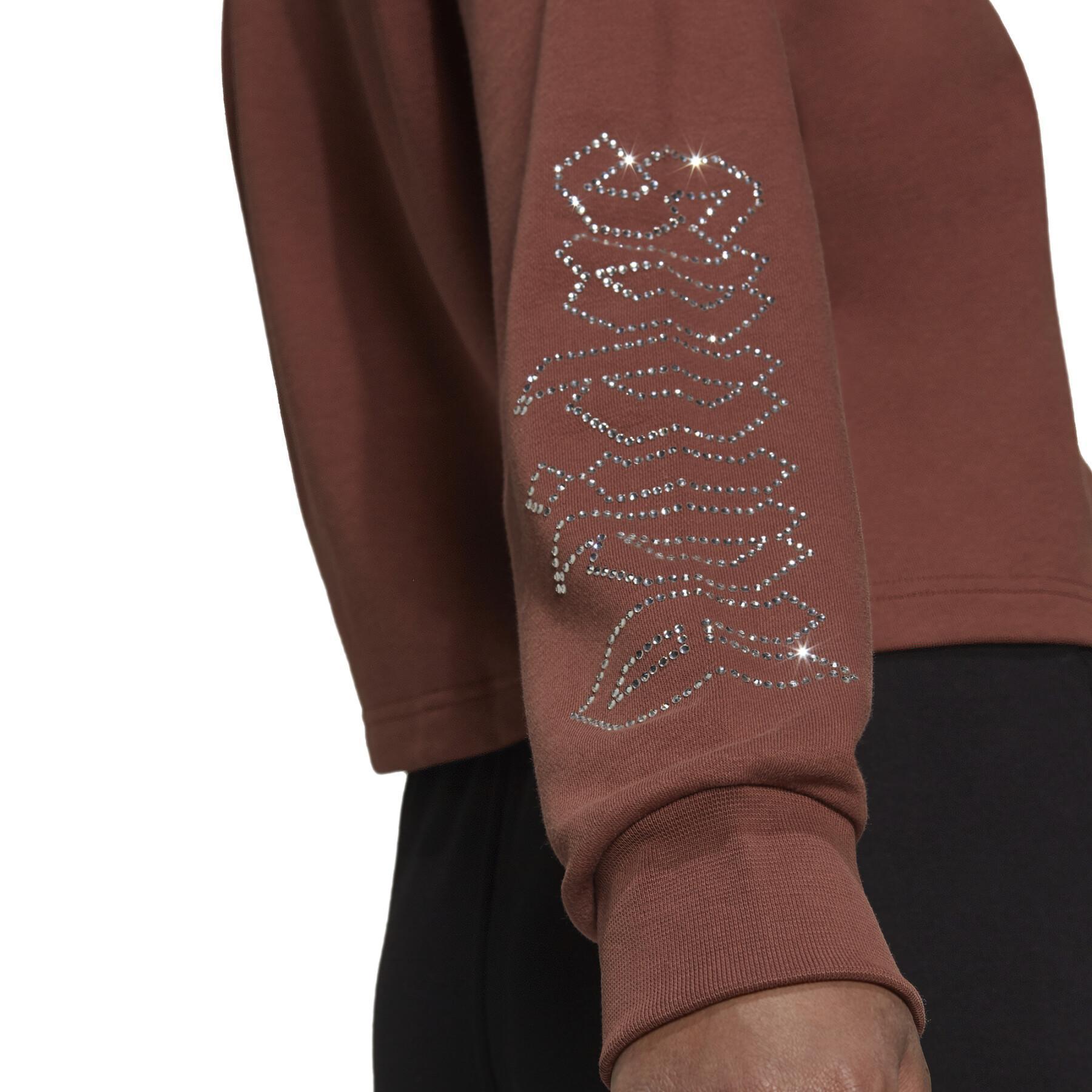 Sweatshirt för kvinnor adidas Originals 2000 Luxe Slouchy Crew