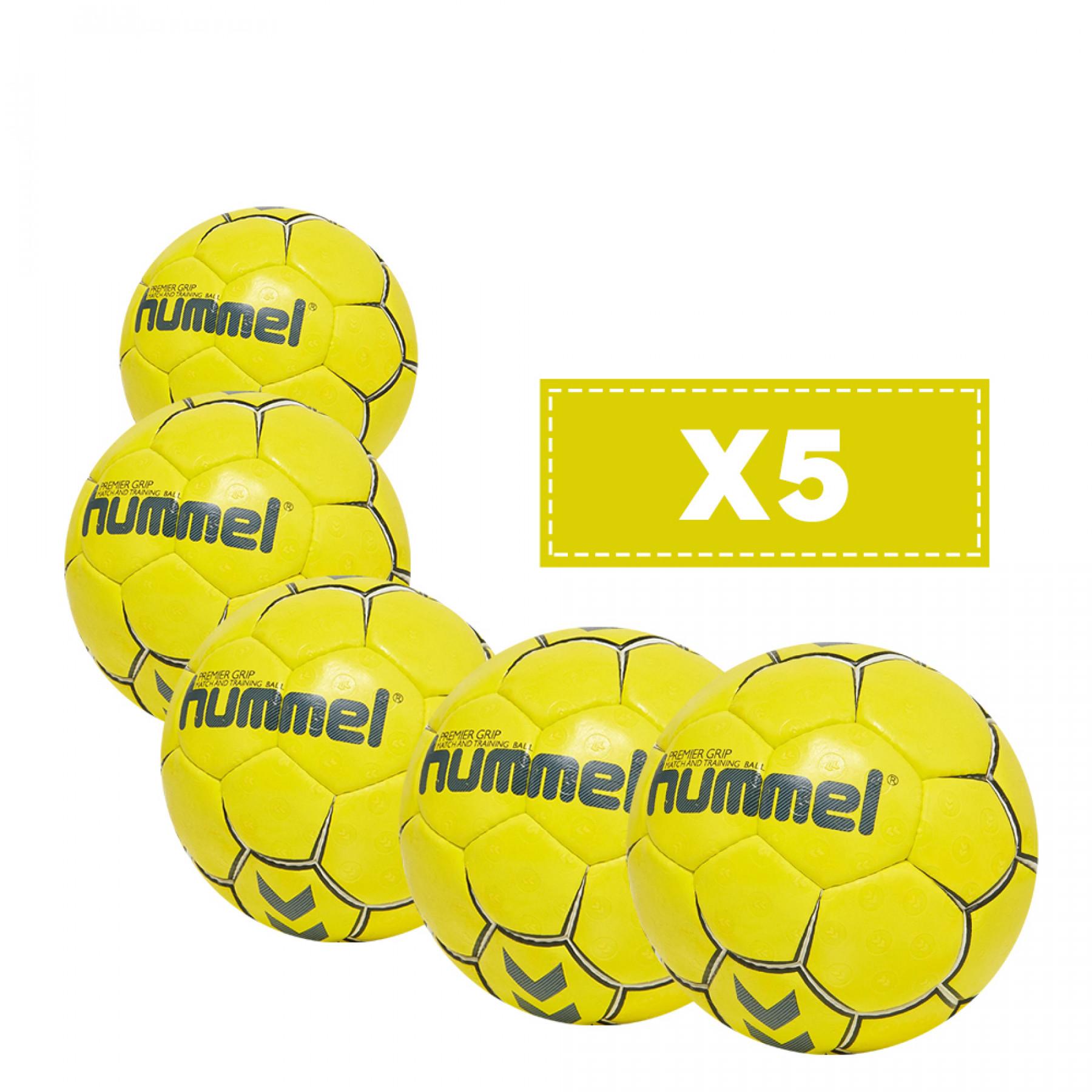 Förpackning med 5 ballonger Hummel Premier grip