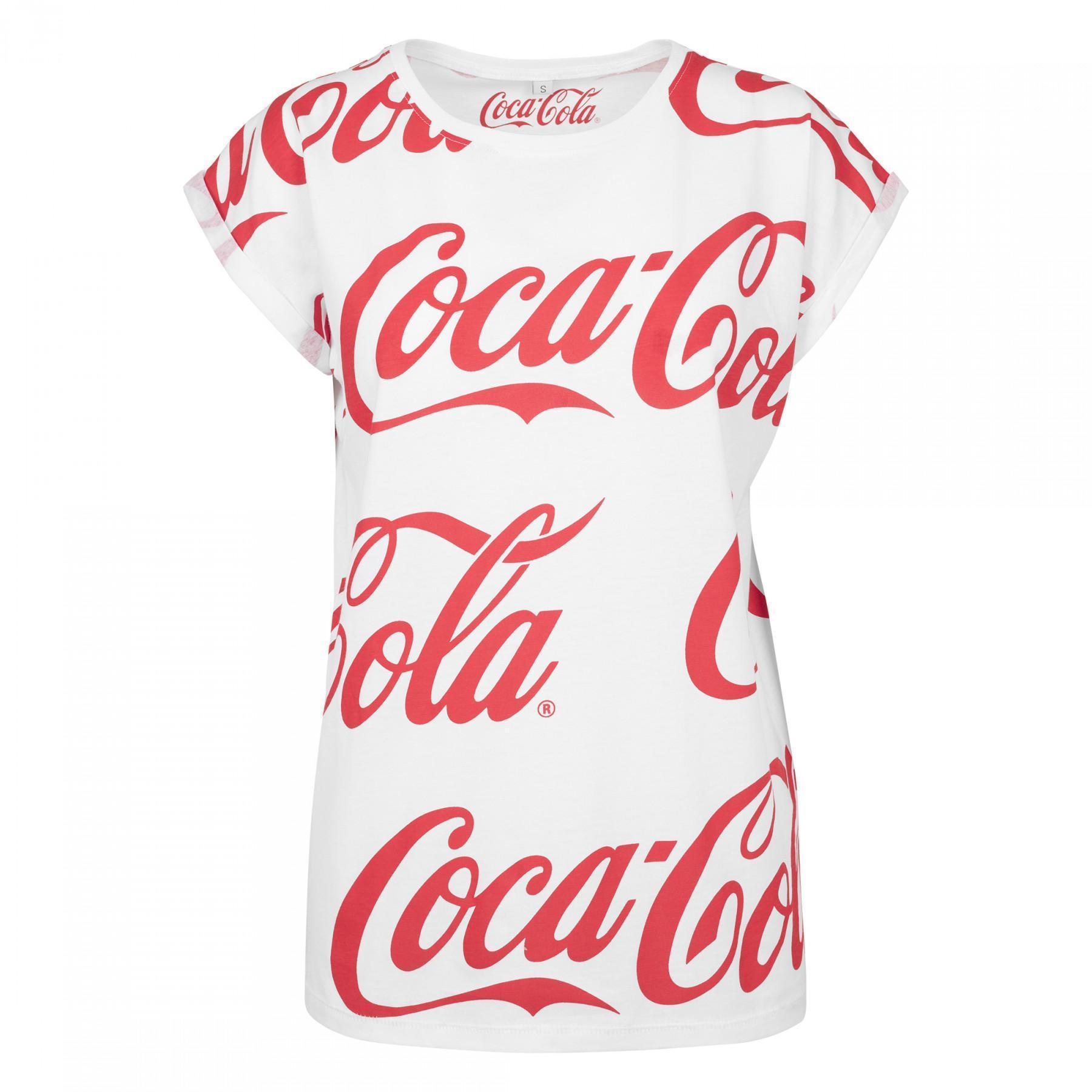 Dam t-shirt stora storlekar urban classic coca cola
