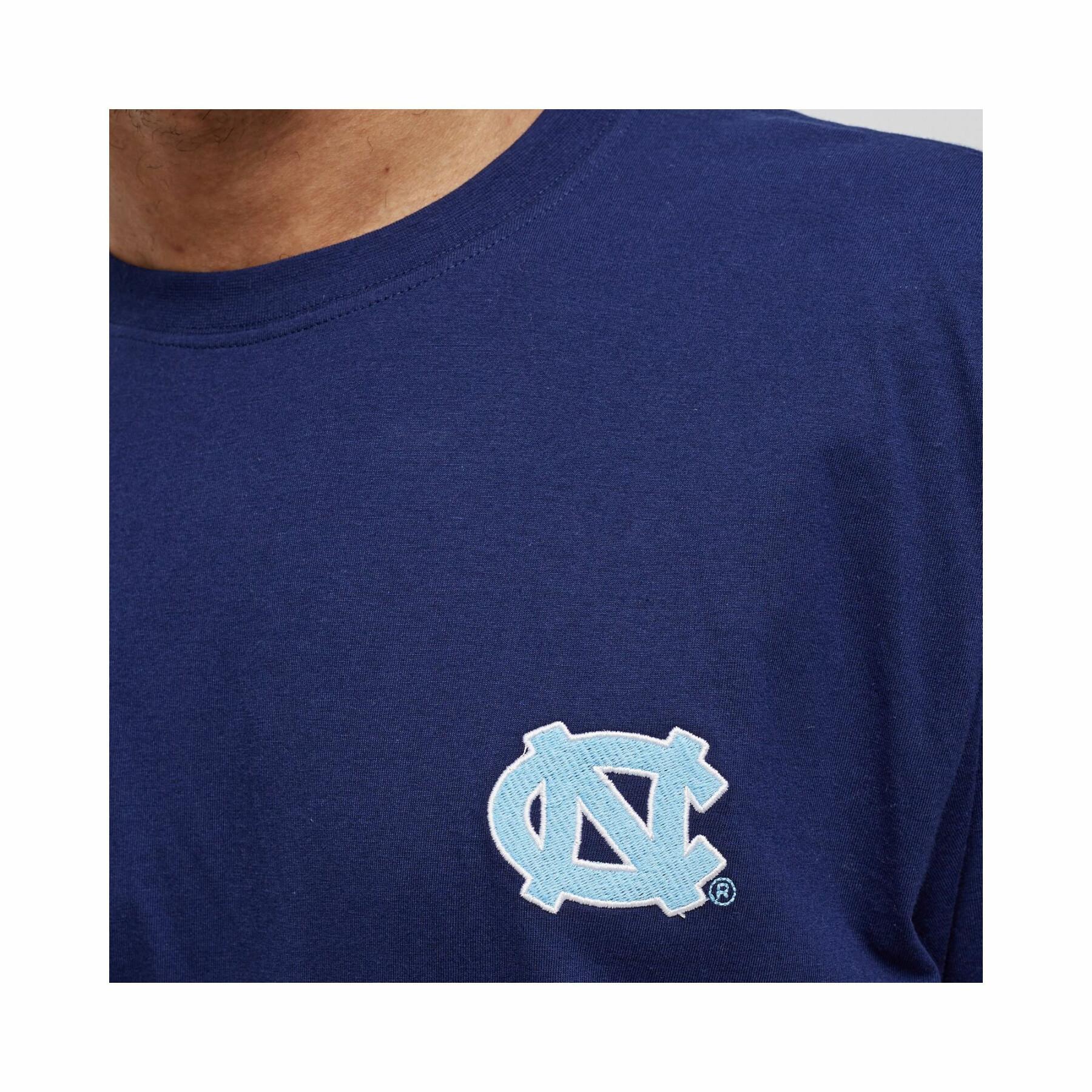 north carolina t-shirt med broderad logotyp