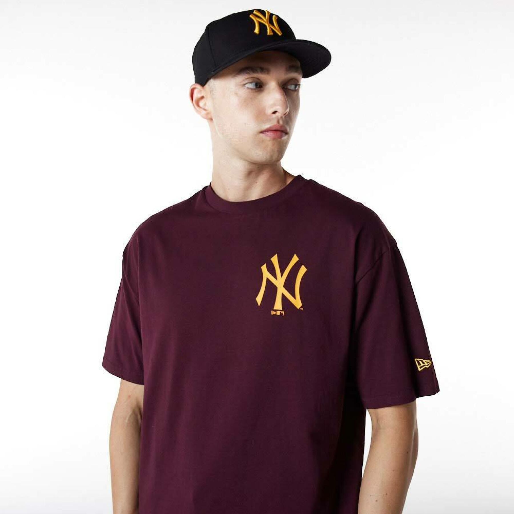 T-shirt med överdimensionerad storlek New York Yankees League Essentials