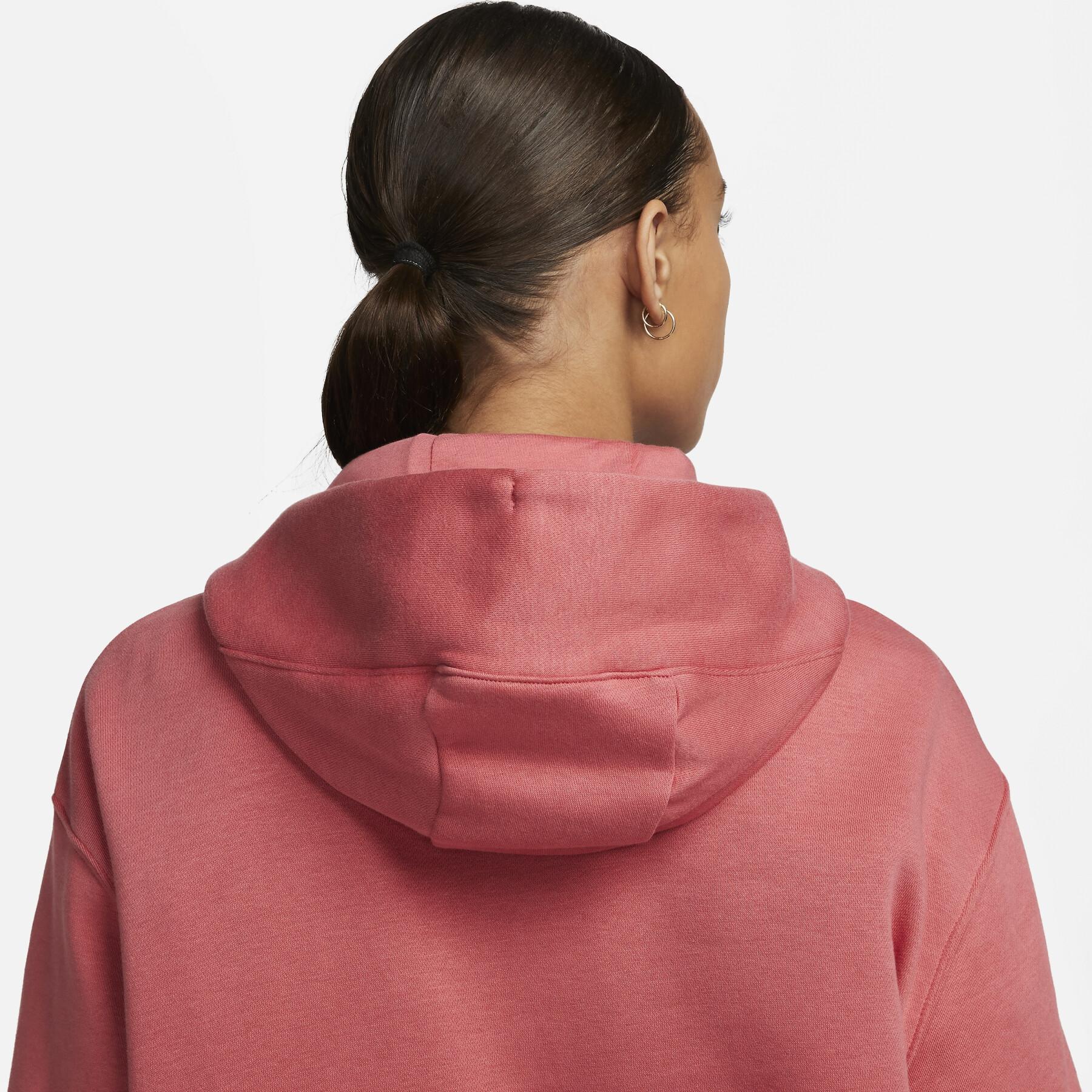 Sweatshirt för kvinnor Nike Fleece OS PO HDY MS