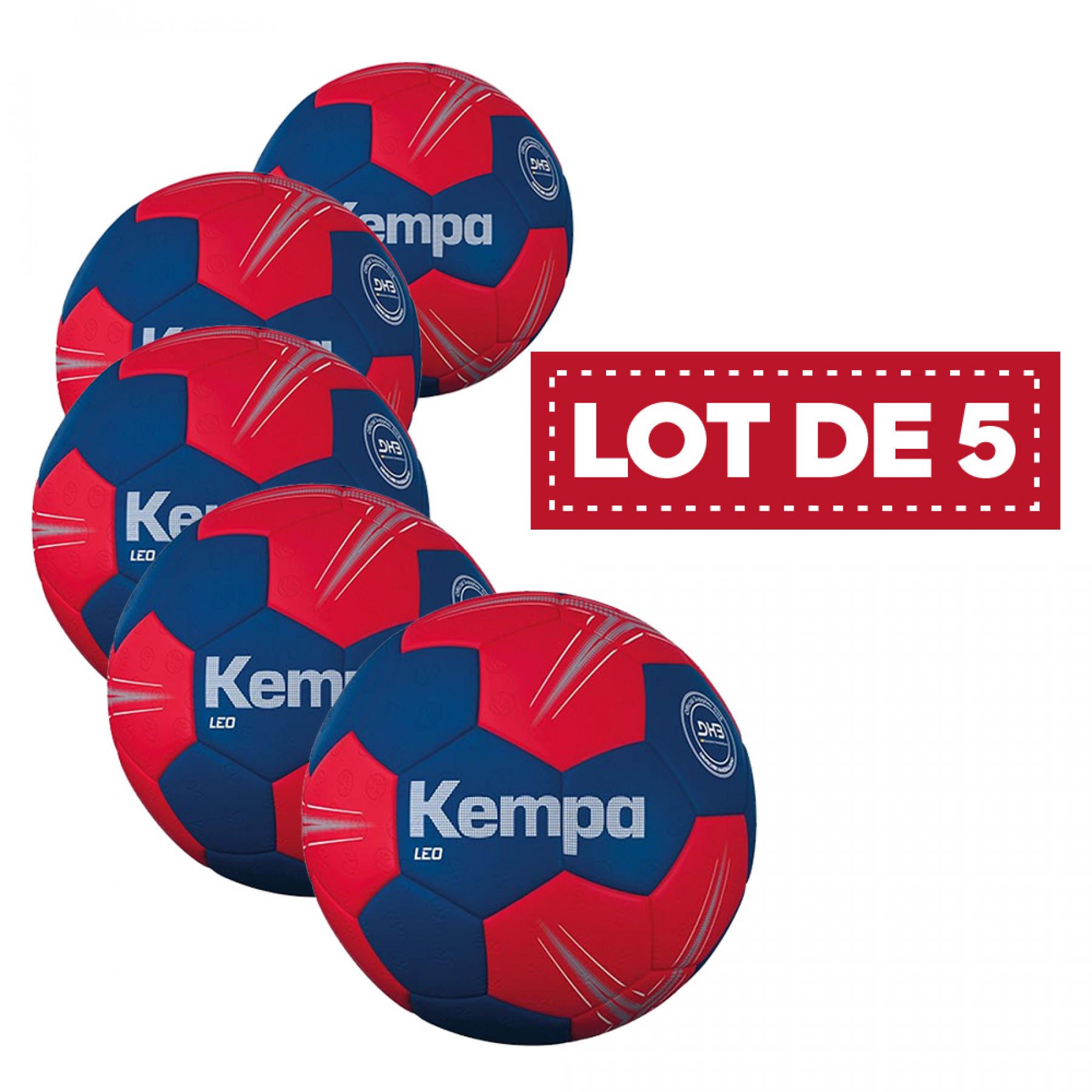 Förpackning med 5 leoballonger Kempa
