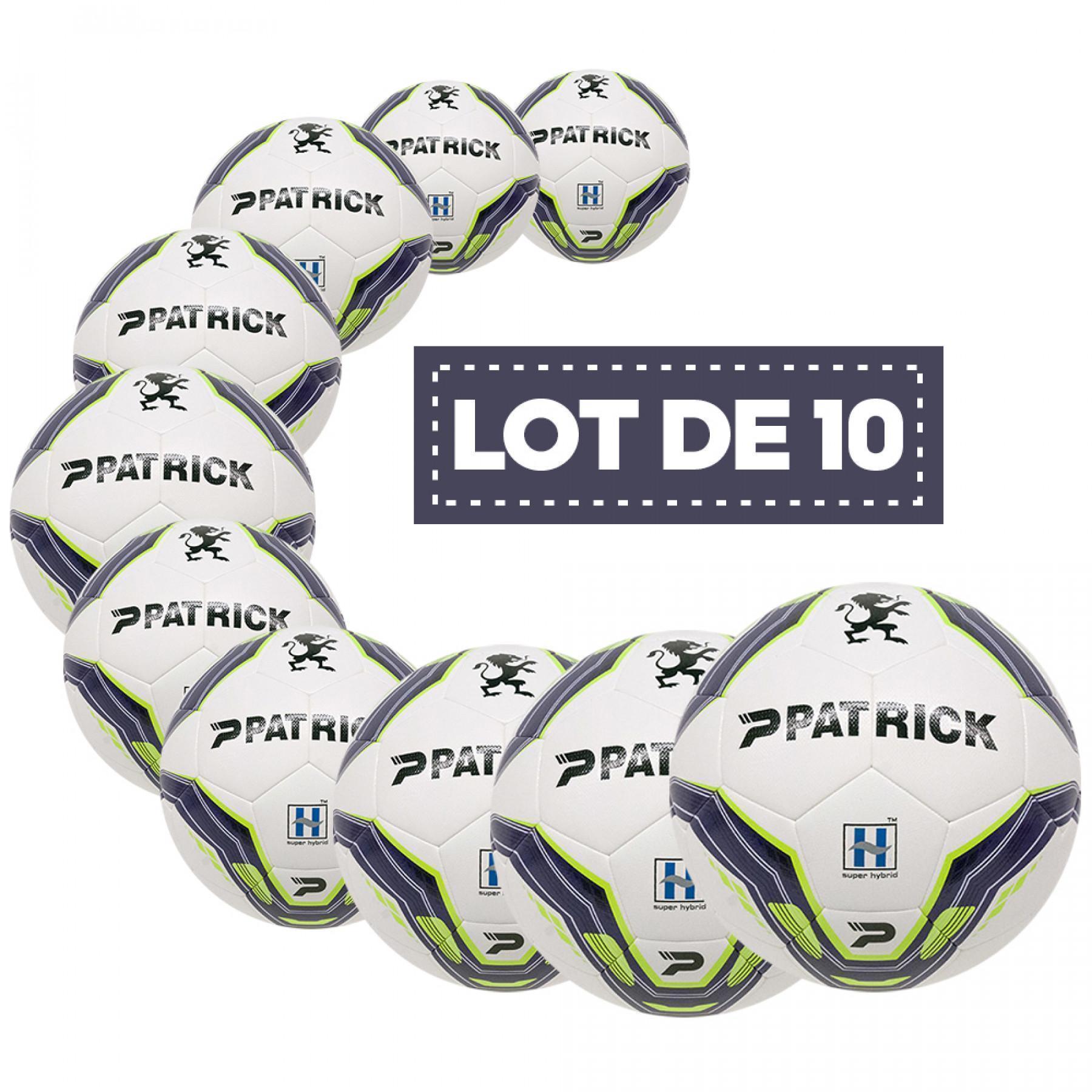 Förpackning med 10 träningsbollar Patrick Hybrid Bullet