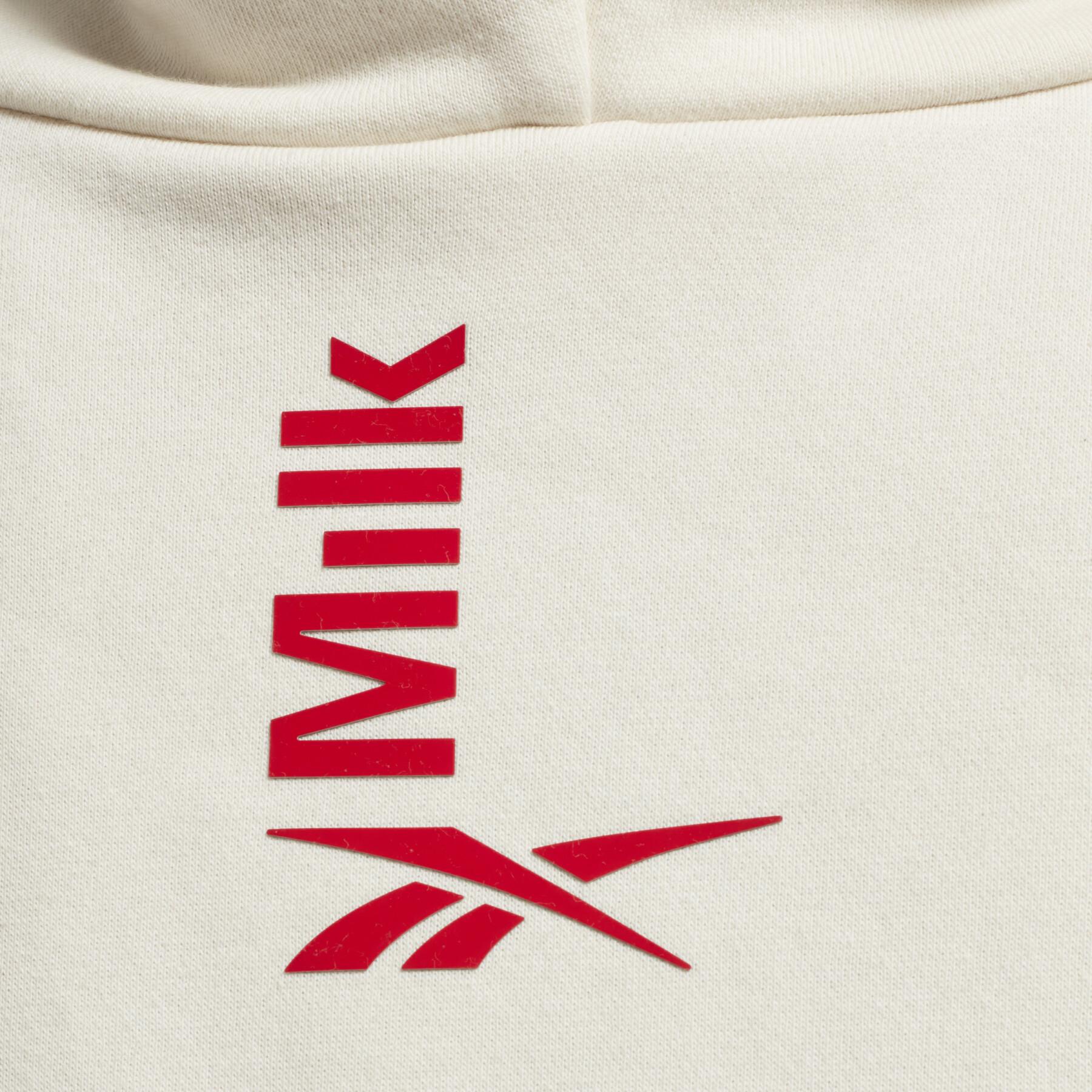 Sweatshirt med huva Reebok Milk Makeup Lux