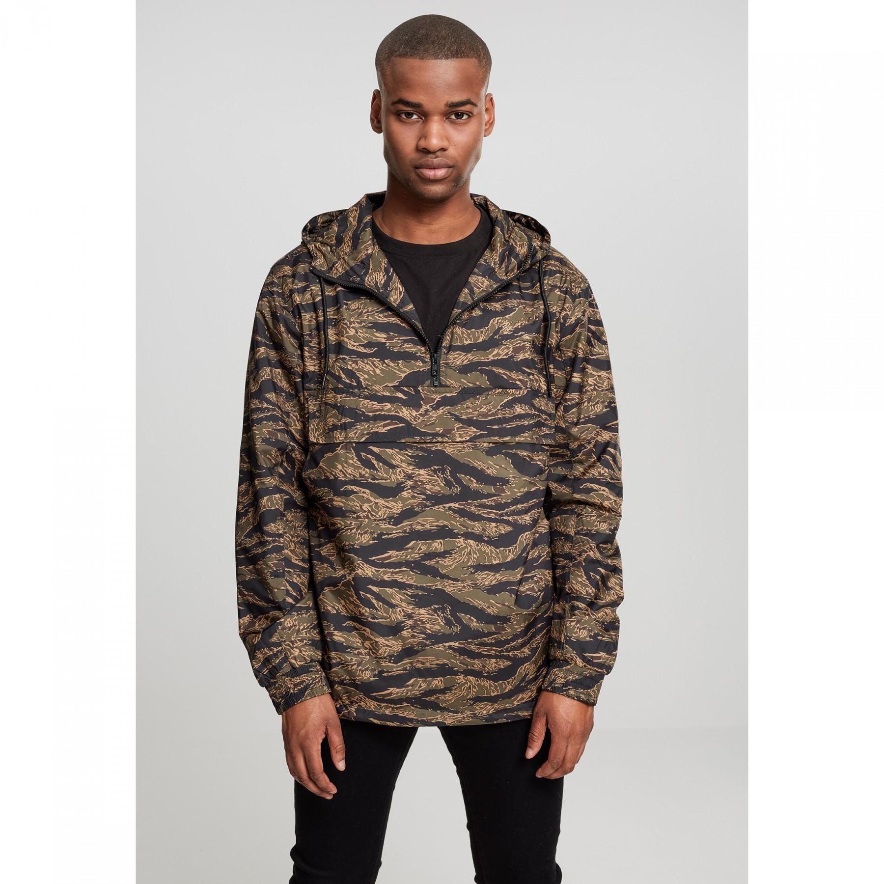 Urban classic tiger pull over parka
