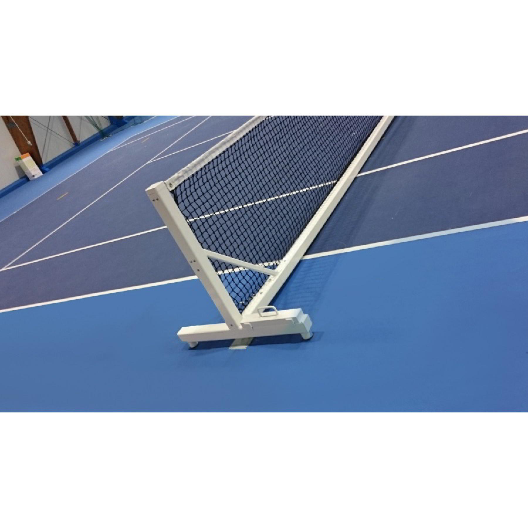 Integrerad transportabel tennisstolpe i stål Carrington