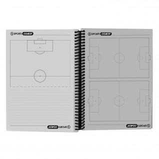 a5 spiralbunden anteckningsbok för fotbollstränare Sporti