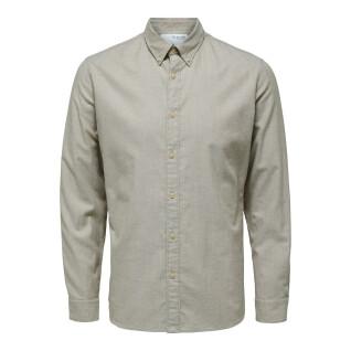 Långärmad skjorta Selected slim Flannel