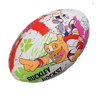 Maskotar för rugbybollar Gilbert Ruckley Rocks (taille 4)