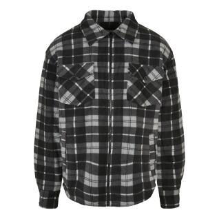Jacka Urban Classics plaid teddy lined-grandes tailles