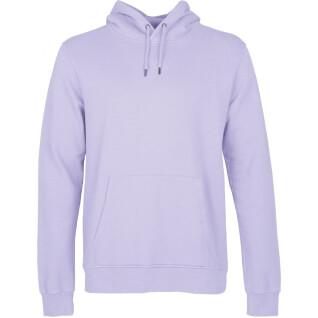 Sweatshirt med huva Colorful Standard Classic Organic soft lavender