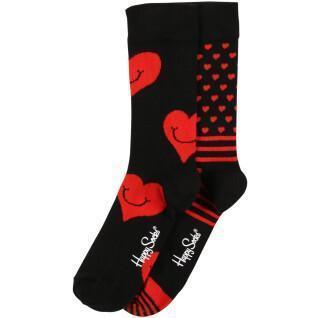 Presentförpackning med 2 par strumpor Happy Socks I Heart You
