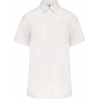 Kortärmad skjorta Kariban Popeline blanc