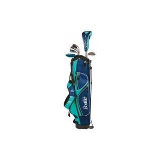 Kit (väska + 6 klubbor) vänsterhänt kvinna Boston Golf kimba 6" 1/2 série