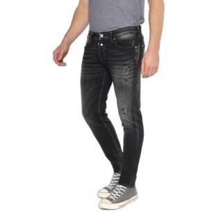 Jeans med passform Le Temps des cerises Basic 600/17 Destroy N°1