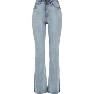 Jeans för kvinnor i stora storlekar Urban Classics high waist flared