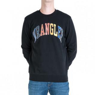 Sweatshirt med huva Wrangler Logo