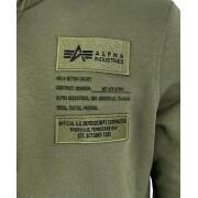 Sweatshirt med huva Alpha Industries Patch LF