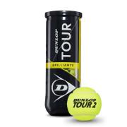Uppsättning med 3 tennisbollar Dunlop tour brilliance