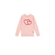 Sweatshirt för flickor French Disorder Duo Heart