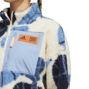 Fleece för kvinnor adidas Originals Hoop York City Sherpa