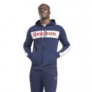 Sweatshirt med huva Reebok Training Essentials Linear Logo Zip-Up
