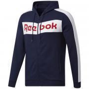 Sweatshirt med huva Reebok Training Essentials Linear Logo Zip-Up