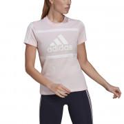T-shirt för kvinnor adidas Essentials Logo Colorblock Cotton