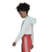 Sweatshirt för kvinnor adidas Essentials Colorblock 3-Stripes