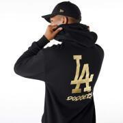 Sweatshirt med huva Los Angeles Dodgers Metallic PO